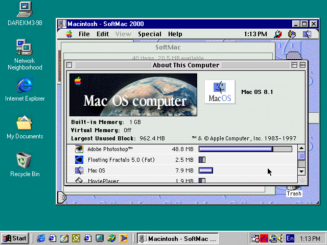 mac os classic emulator